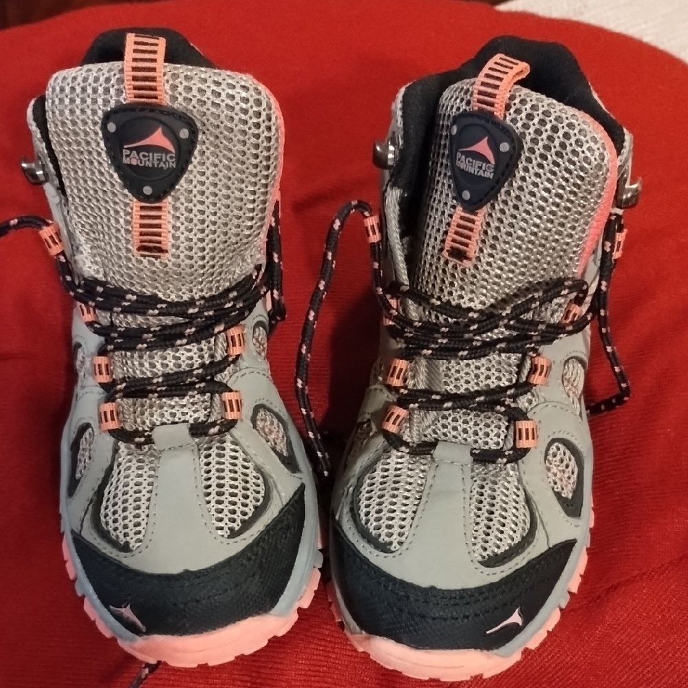 Pacific Trail Kids' Gray and Pink Sneakers